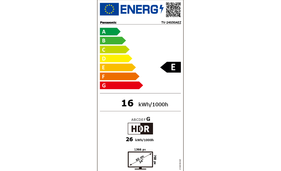 tv-24s50aez Energimrke