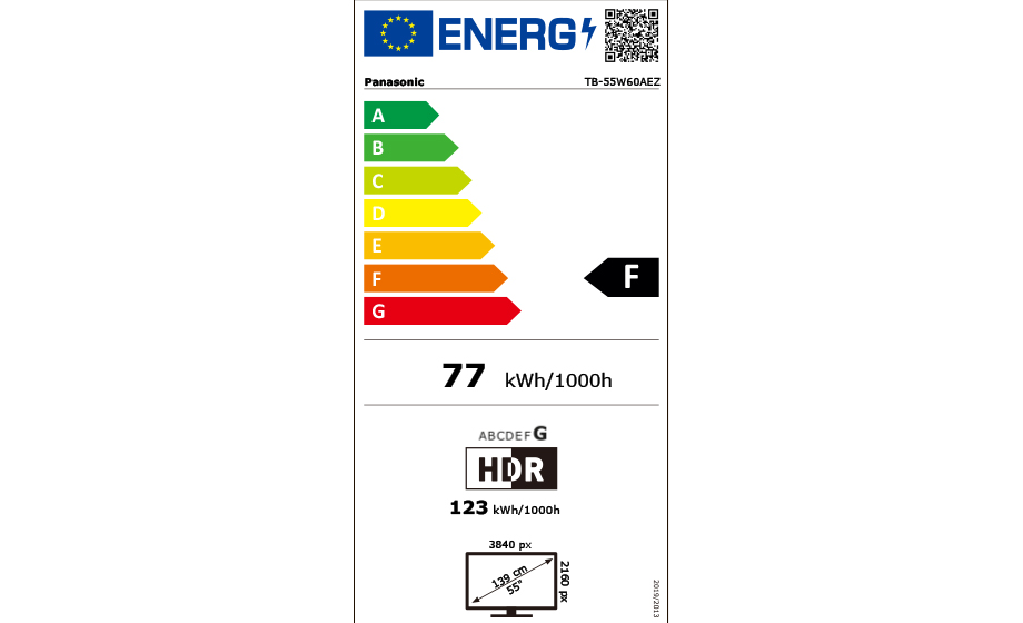 tb-55w60aez Energimrke