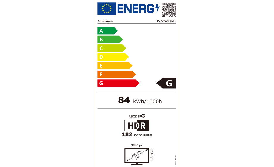 tv-55w93ae6 Energimrke